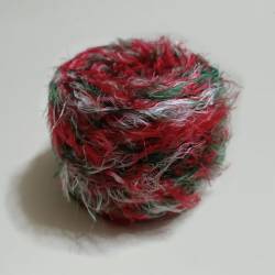 (6折)聖誕羽毛紗(紅/綠/白) 200g