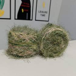 墨畫風松樹紗。綠粉 200g