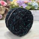 茉莉款毛線-綠黑 150g