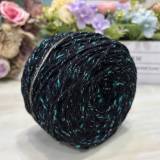 茉莉款毛線-綠黑 150g[2025052206A]
