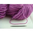 辛蒂毛線-甜美紫紅200g